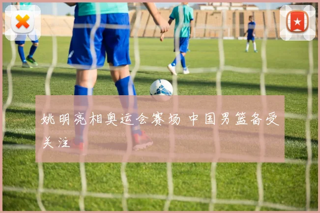 姚明亮相奥运会赛场 中国男篮备受关注